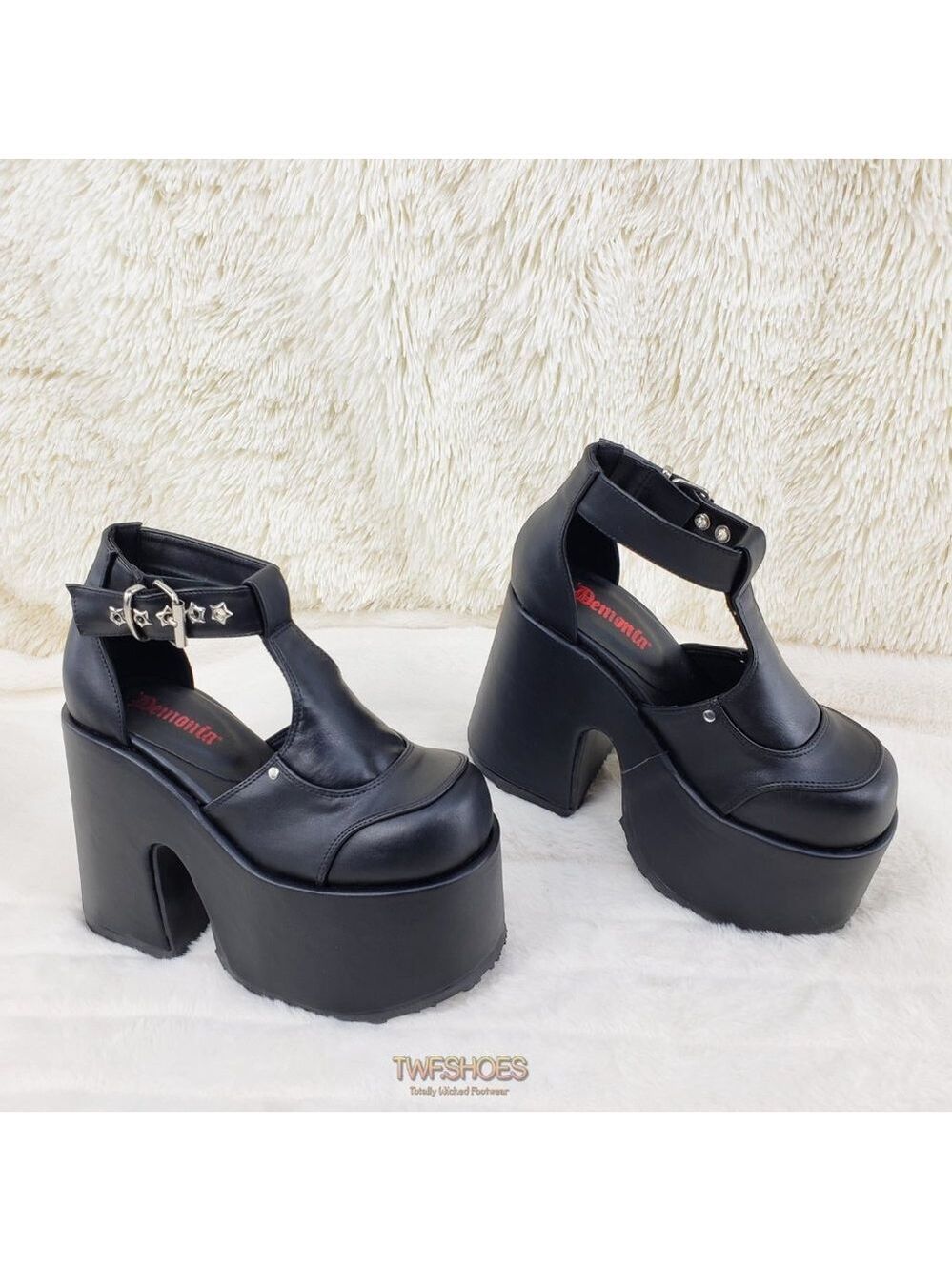 Goth Platform Chunky Heel Sandal Shoes RESTOCKED
